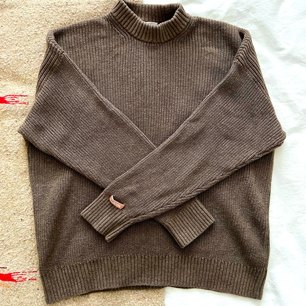 Lunya Cozy Cotton Silk Crew Neck Pullover